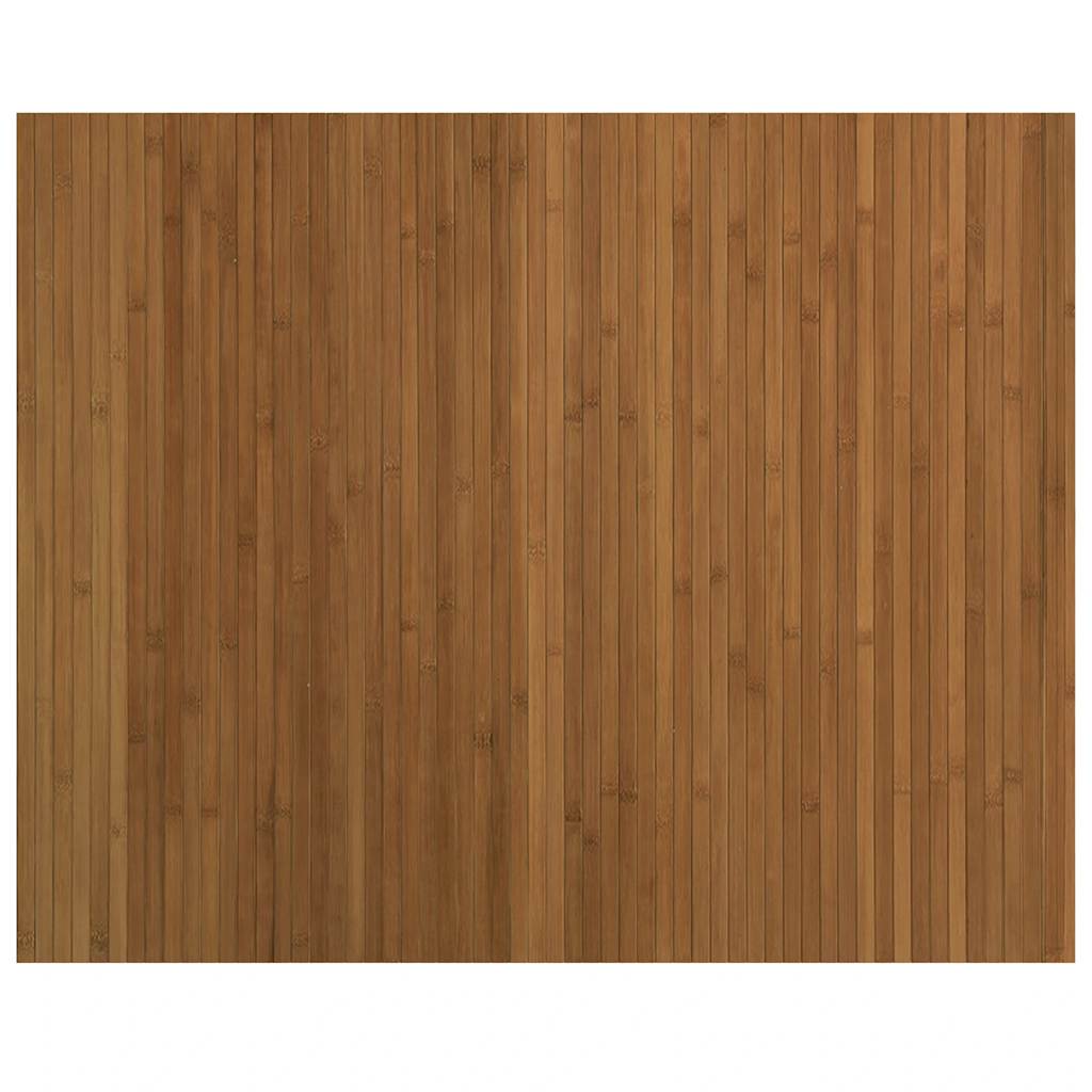 Tapete retangular 80x100 cm bambu castanho — foto 5