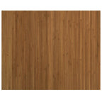 Tapete retangular 80x100 cm bambu castanho — foto 5