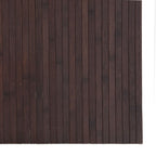 Tapete retangular 80x100 cm bambu castanho-escuro — foto 5