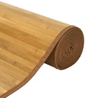 Tapete retangular 80x100 cm bambu cor natural — foto 3
