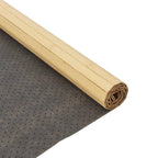 Tapete retangular 80x100 cm bambu cor natural clara — foto 4