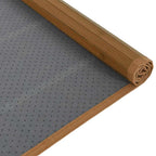Tapete retangular 80x1000 cm bambu castanho — foto 4