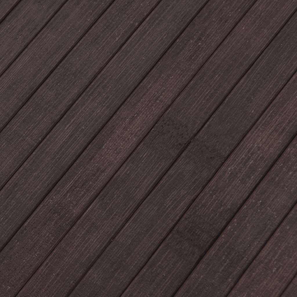 Tapete retangular 80x1000 cm bambu castanho-escuro — foto 6