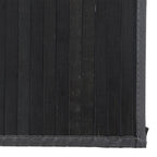 Tapete retangular 80x1000 cm bambu preto — foto 5