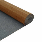 Tapete retangular 80x200 cm bambu castanho — foto 4