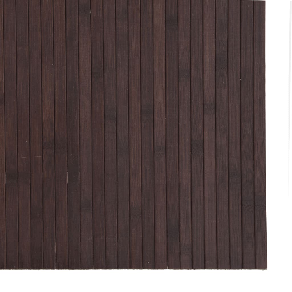 Tapete retangular 80x200 cm bambu castanho-escuro — foto 5