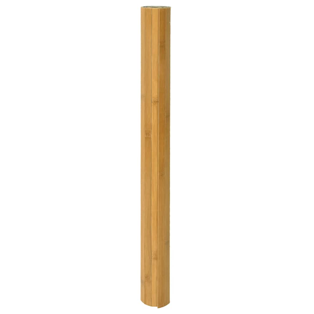 Tapete retangular 80x200 cm bambu cor natural — foto 2