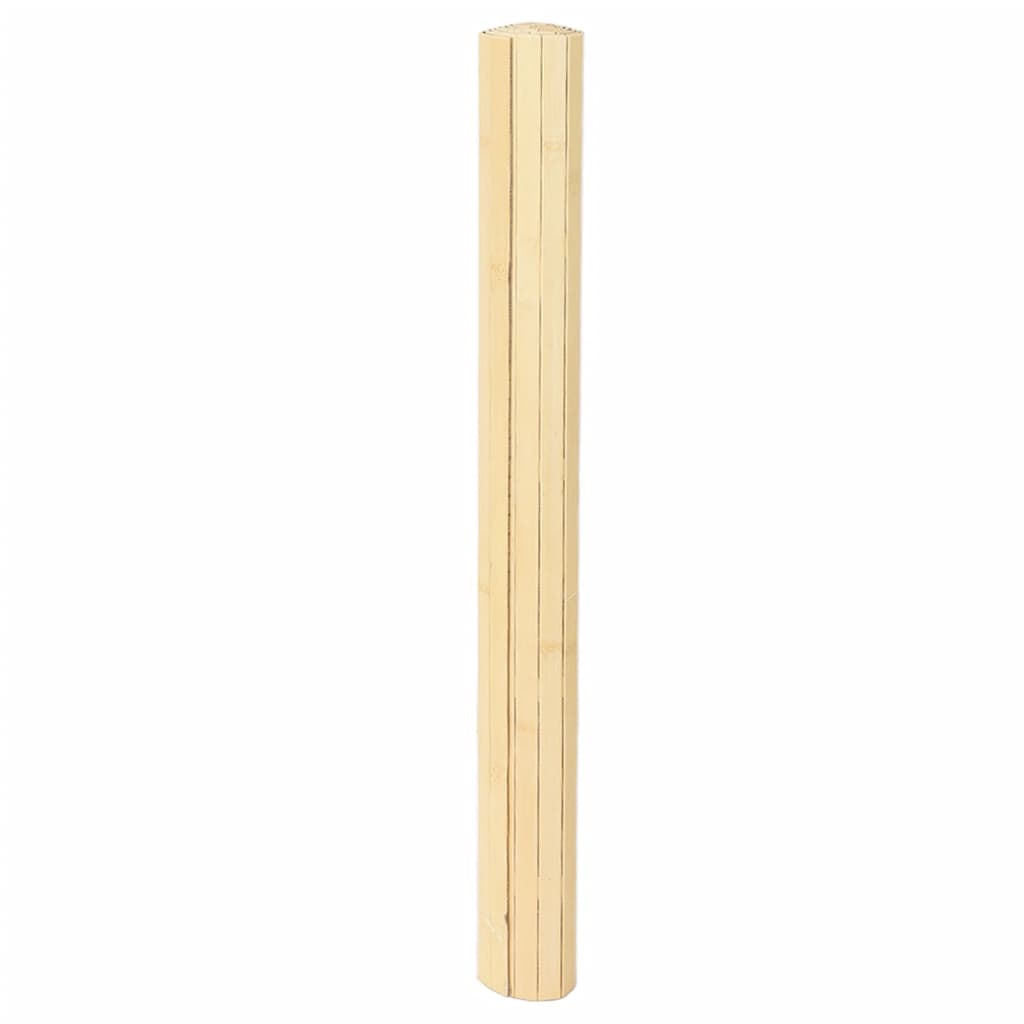 Tapete retangular 80x200 cm bambu cor natural clara — foto 2