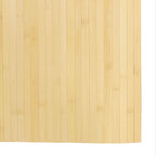 Tapete retangular 80x200 cm bambu cor natural clara — foto 5