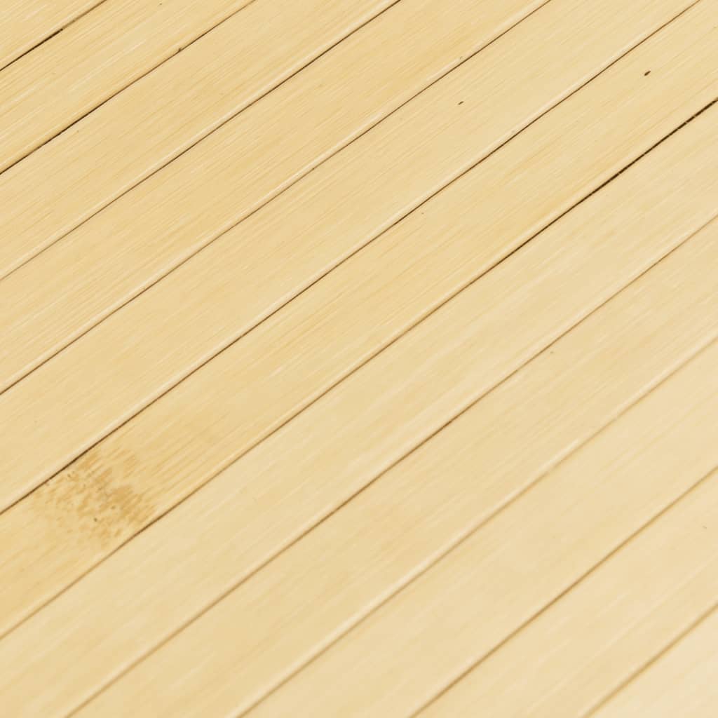 Tapete retangular 80x200 cm bambu cor natural clara — foto 6