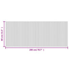 Tapete retangular 80x200 cm bambu cor natural clara — foto 7