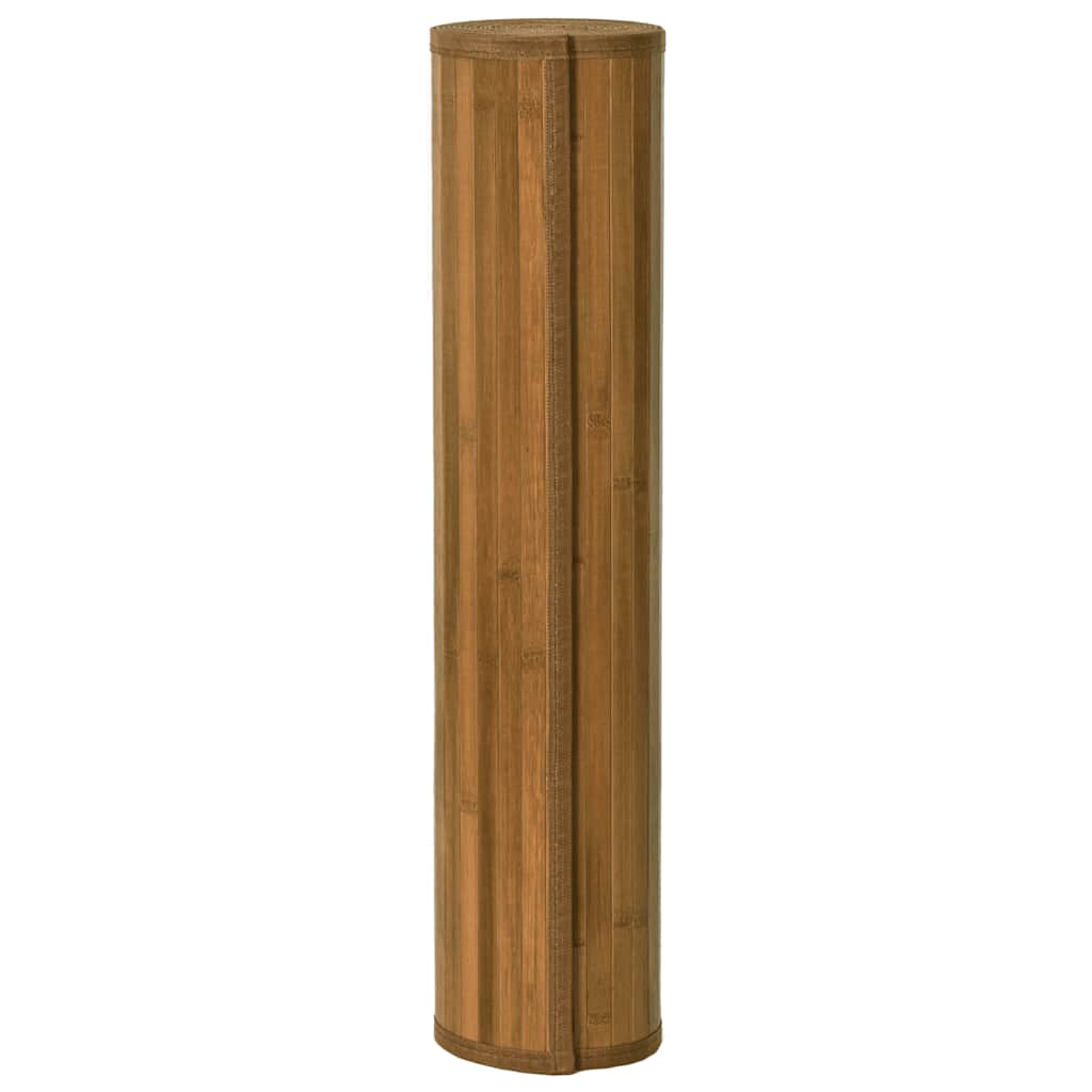 Tapete retangular 80x300 cm bambu castanho — foto 2