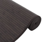 Tapete retangular 80x300 cm bambu castanho-escuro — foto 3