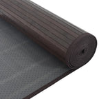 Tapete retangular 80x300 cm bambu castanho-escuro — foto 4
