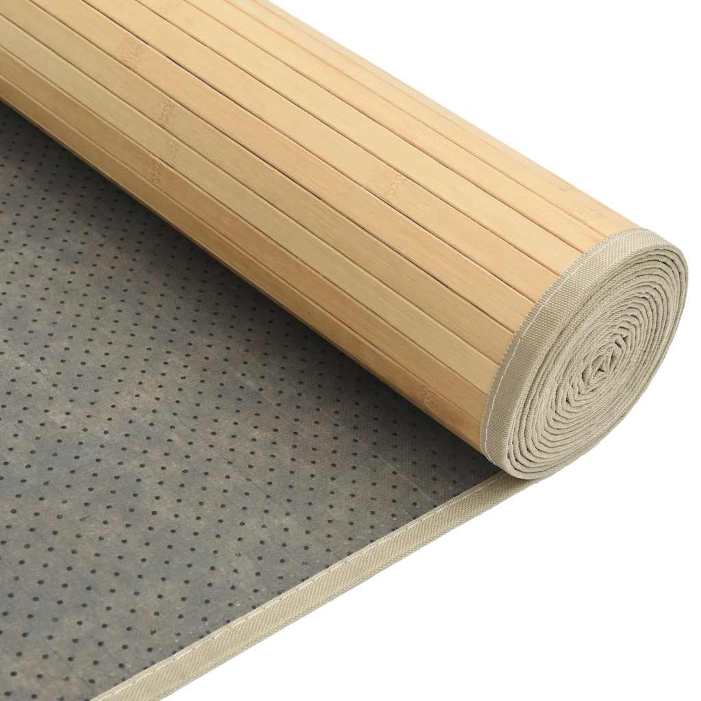 Tapete retangular 80x300 cm bambu cor natural clara — foto 4