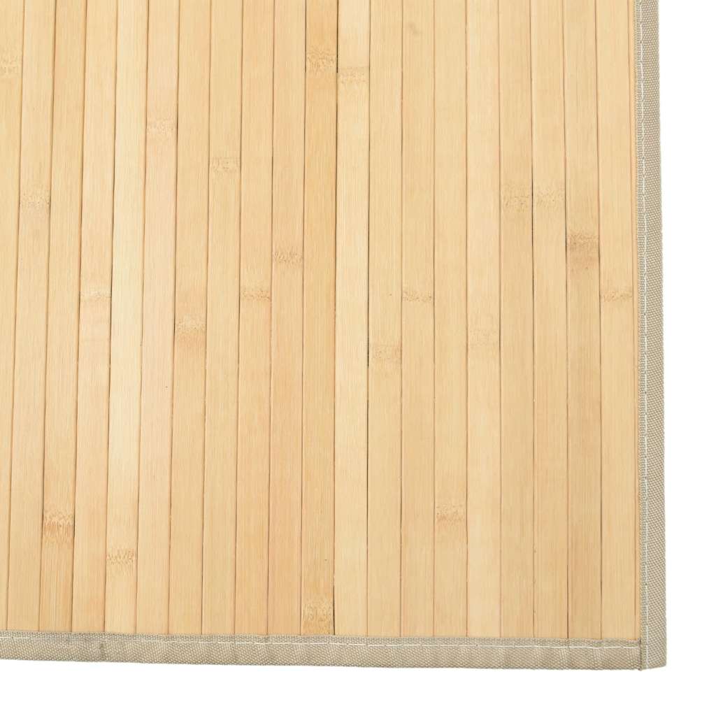 Tapete retangular 80x300 cm bambu cor natural clara — foto 5