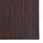 Tapete retangular 80x400 cm bambu castanho-escuro — foto 5