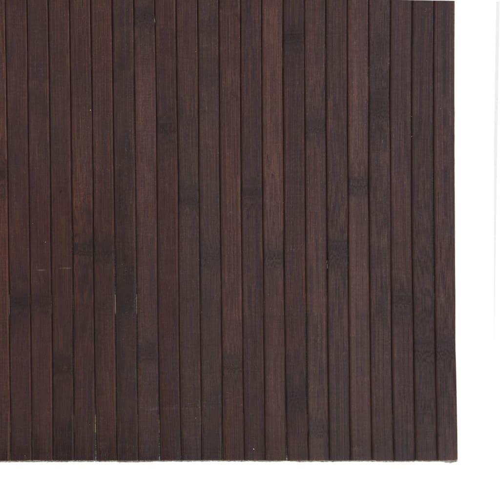 Tapete retangular 80x400 cm bambu castanho-escuro — foto 5