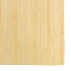 Tapete retangular 80x400 cm bambu cor natural clara — foto 5