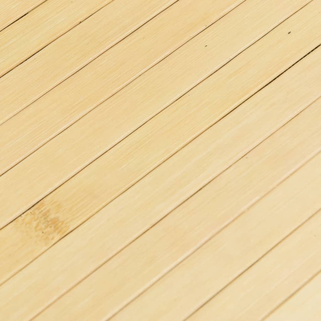 Tapete retangular 80x400 cm bambu cor natural clara — foto 6