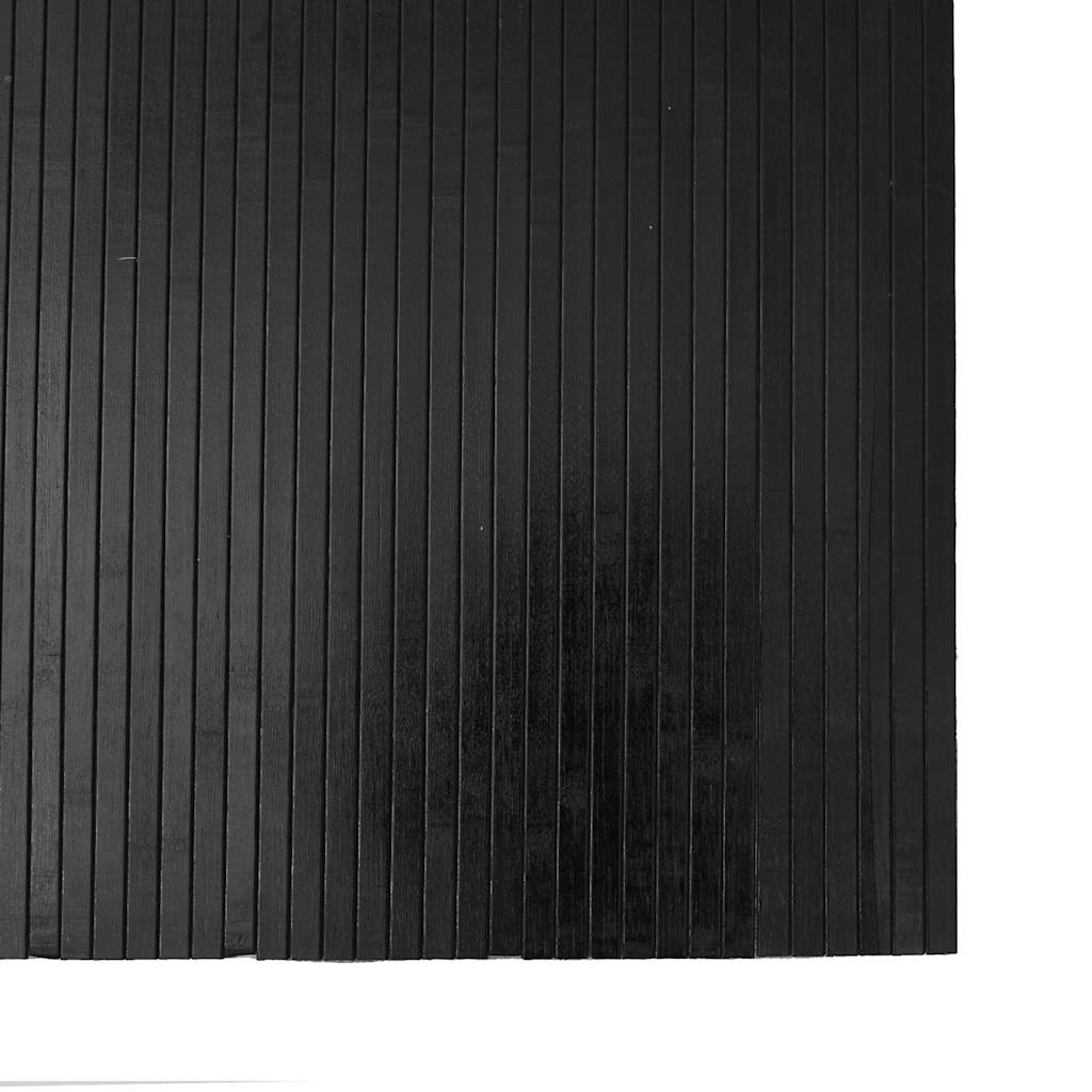 Tapete retangular 80x400 cm bambu preto — foto 5