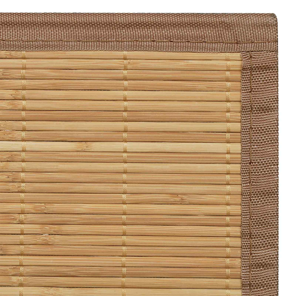 Tapete retangular bambu 120 x 180 cm castanho — foto 6