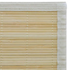 Tapete retangular bambu 150 x 200 cm natural — foto 5
