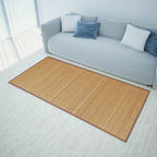 Tapete retangular bambu 80 x 200 cm castanho — foto 1