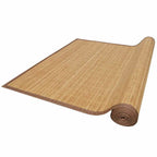 Tapete retangular bambu 80 x 200 cm castanho — foto 2