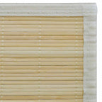 Tapete retangular bambu 80 x 200 cm natural — foto 5