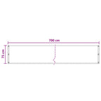 Tela de Varanda Retangular 75 x 700 cm HDPE e Alumínio — foto 5