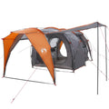 Tenda túnel 4 pessoa Cinzento e Laranja — foto 2