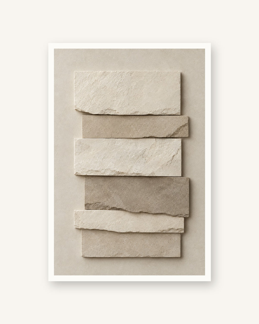 Pedra · Quadro de texturas — acabamento:poster