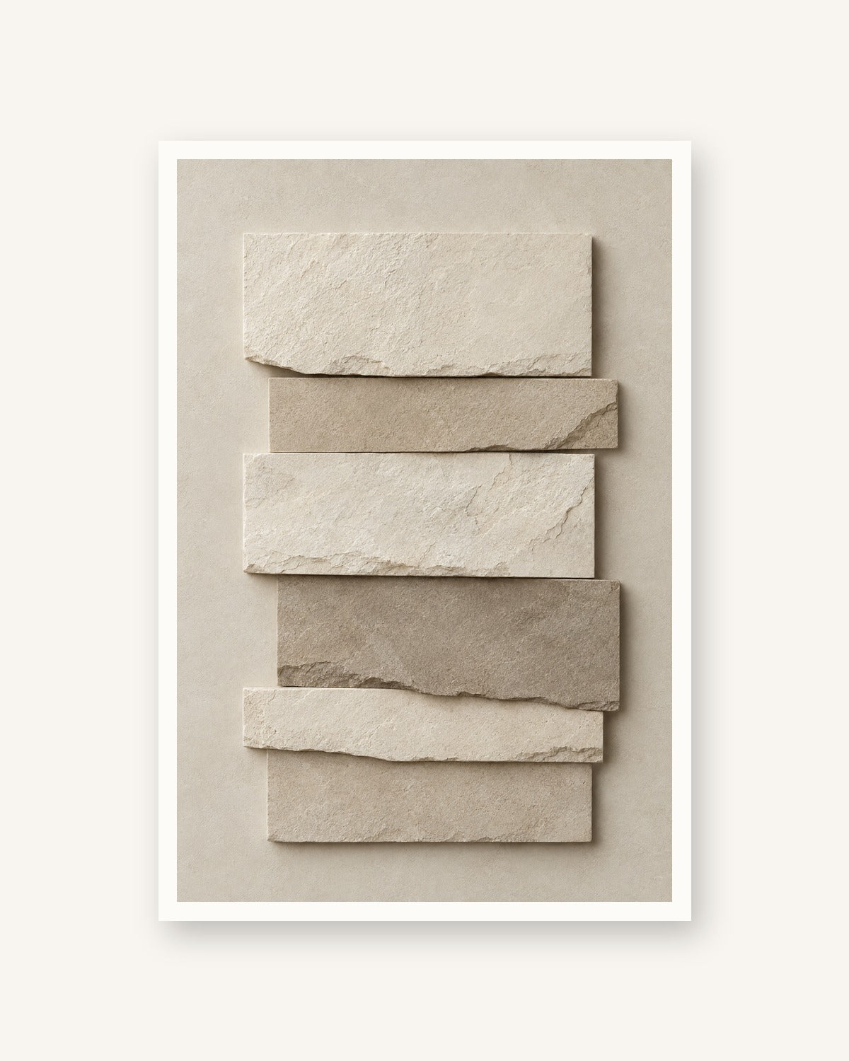 Pedra · Quadro de texturas — acabamento:poster