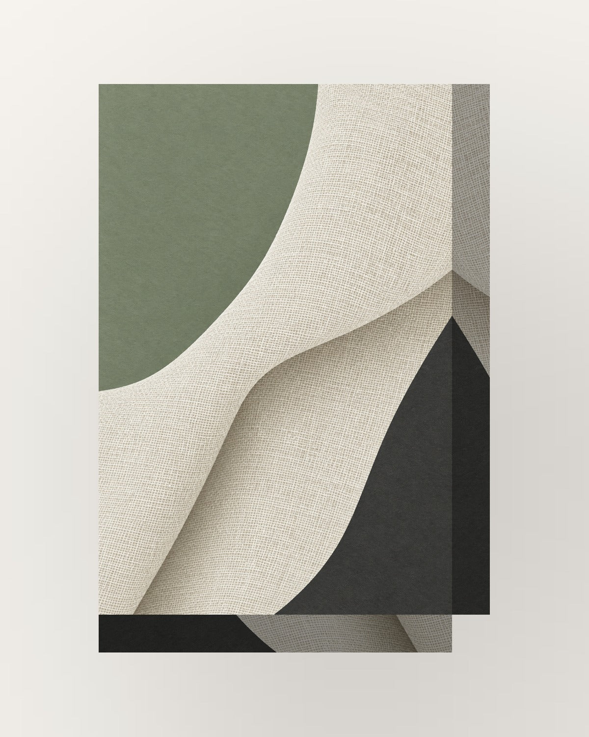 Linho · Minimalista · Quadro de texturas — acabamento:thick