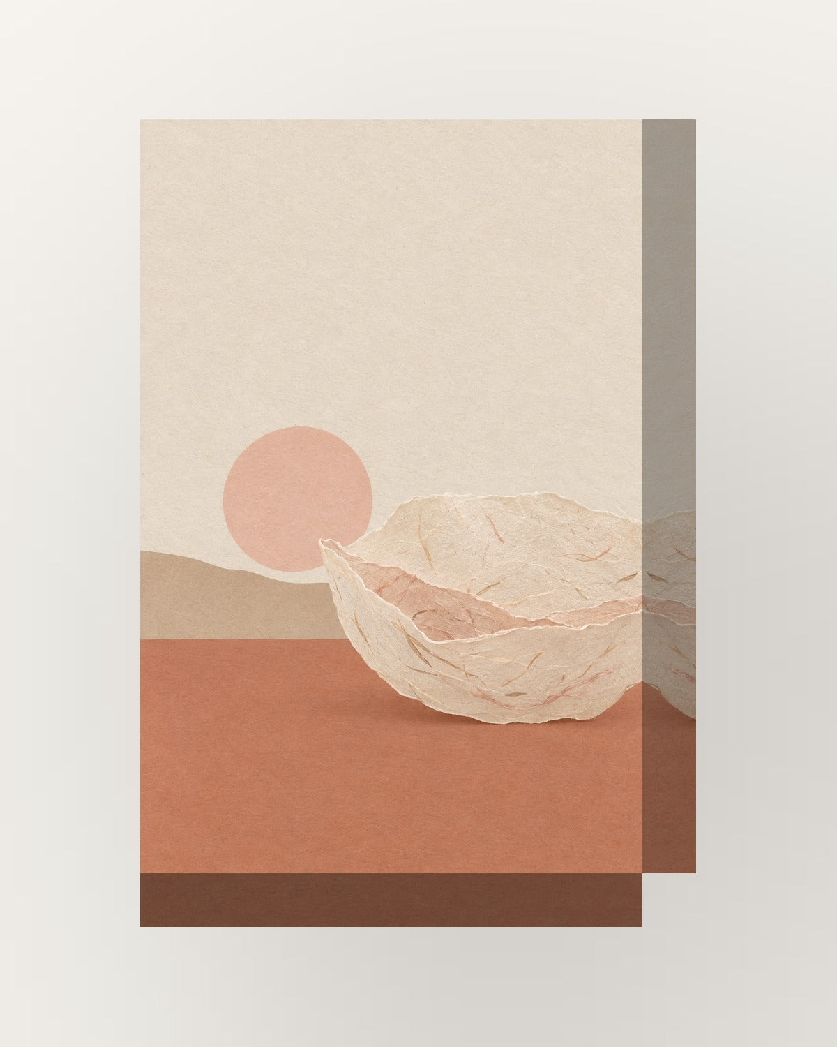 Papel · Minimalista · Quadro de texturas — acabamento:thick