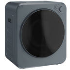 Mini Secadora de Roupas 4 kg com 5 Programas até 60 ℃ 800 W/400 W Secadora de Exaustão com Tambor em Aço Inox Cinza — foto 1