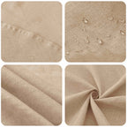 Toalha de Mesa Retangular Bege 110 x 140 cm — foto 5