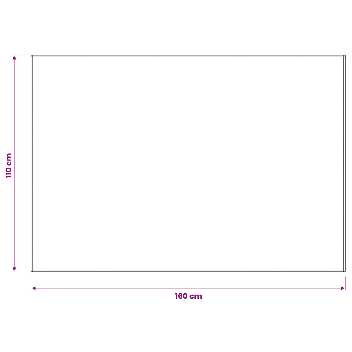 Toalha de Mesa Retangular Branco 110 x 160 cm — foto 7