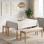 Toalha de Mesa Retangular Branco 140 x 160 cm — foto 1