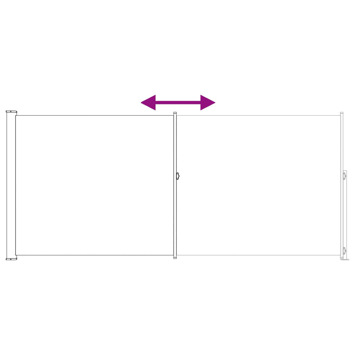Toldo Lateral Retrátil Retangular 220 x 500 cm — foto 6