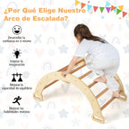 Triângulo de Escalada 2 em 1 com Almofada Macia e Balancim de Arco Duplo — foto 9