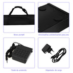 Piano Digital 88 Teclas 128 Ritmos Bluetooth MIDI USB MP3 com Estojo Microfone Auscultadores — foto 13