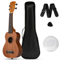 Ukelele Soprano 21 Polegadas Caoba para Adultos e Principiantes com Funda e Acessórios — foto 2