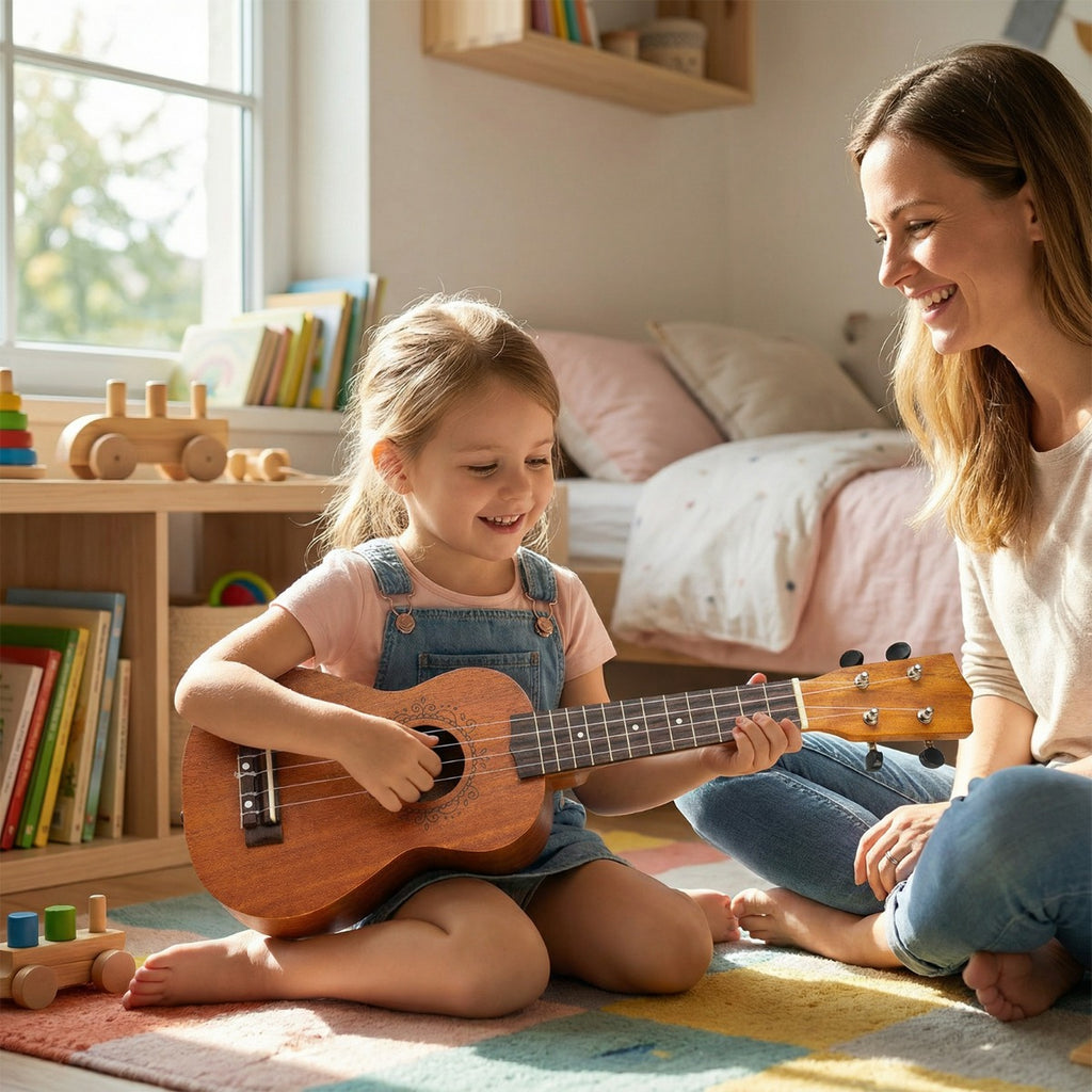 Ukelele Soprano 21 Polegadas Caoba para Adultos e Principiantes com Funda e Acessórios — foto 4