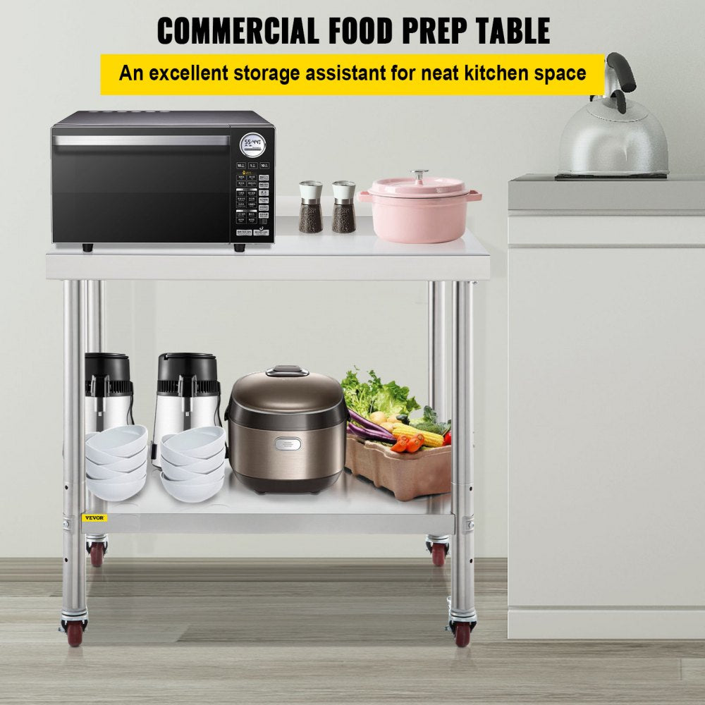 Bancada trabalho aço inox 36x24x35", 440 lbs — foto 2