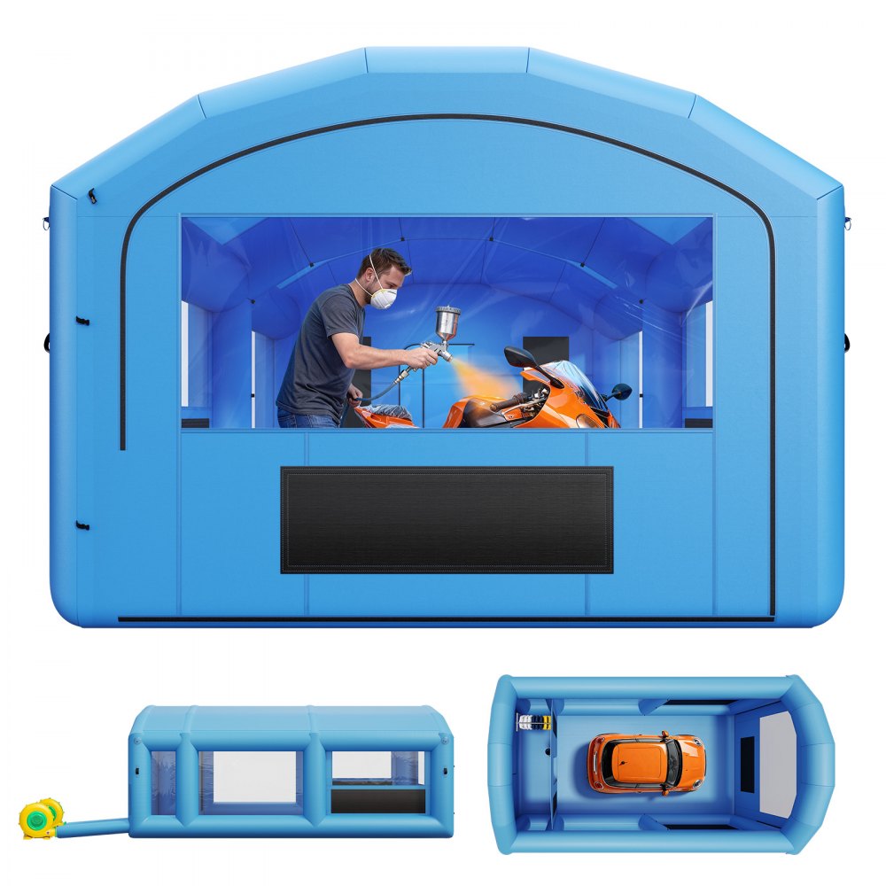 Cabine pintura insuflável 7 x 4 x 2,75 m 1500W — foto 1