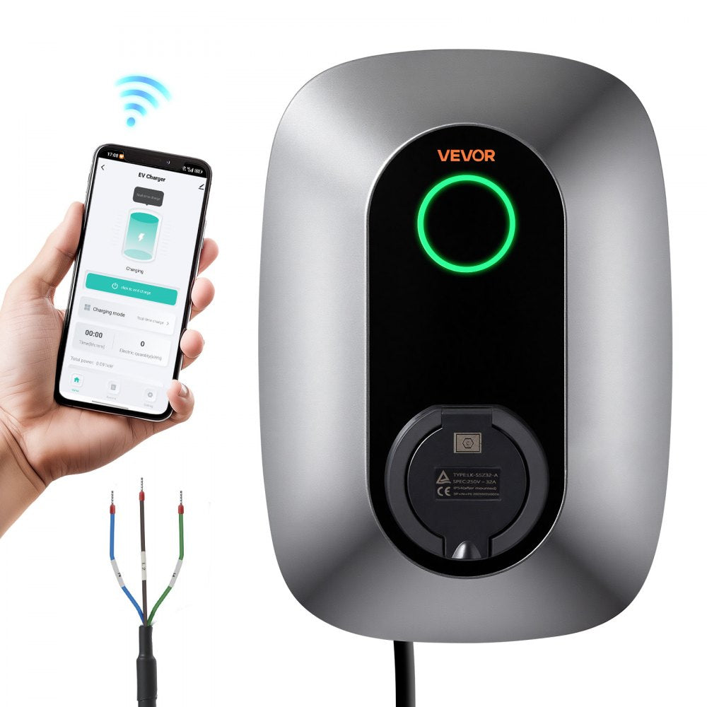 Carregador EV 7kW monofásico 32A tipo 2 inteligente — foto 1