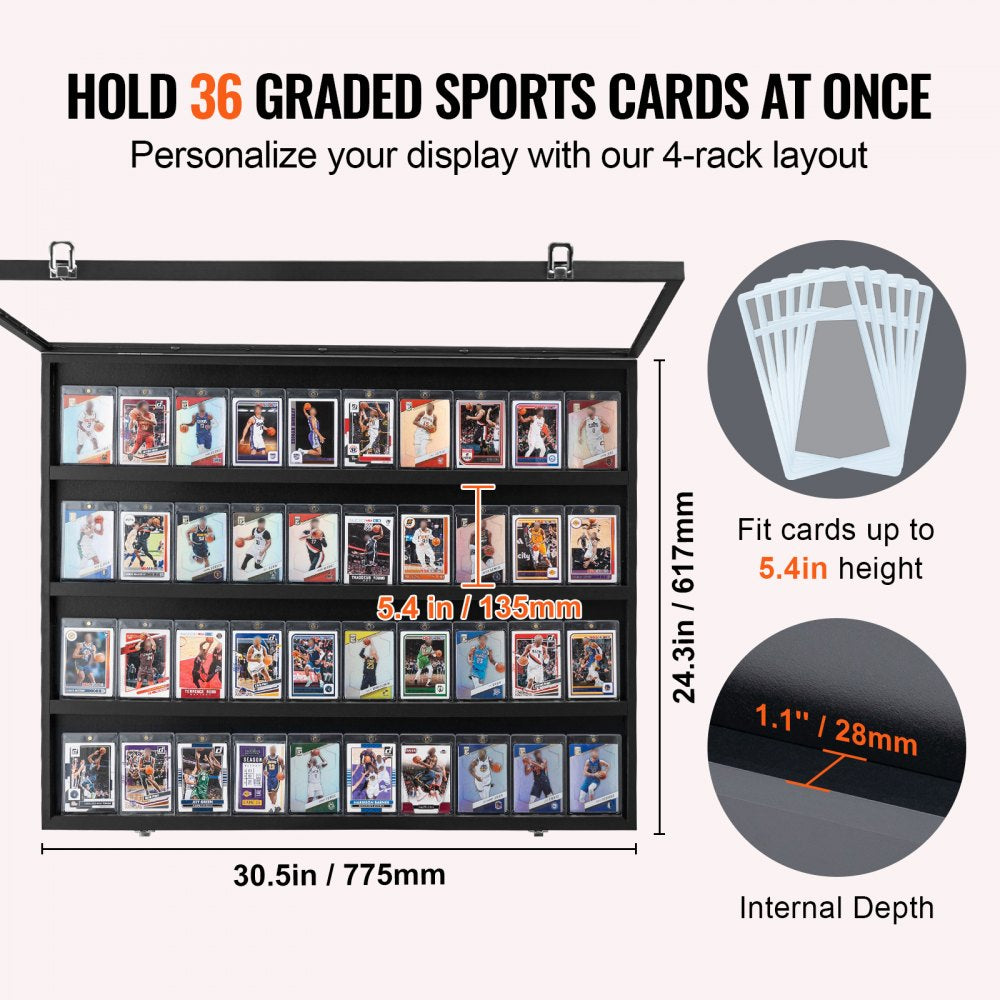 Vitrine cartas 36 lugares, vidro UV 98% — foto 5