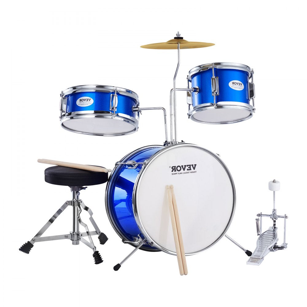 Kit bateria criança 3 peças, 14" baixo, tronos ajustável — foto 9